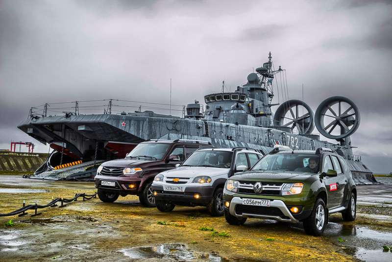 УАЗ Патриот, Chevrolet Niva и Renault Duster: морской бой, или Русский десант в Прибалтике