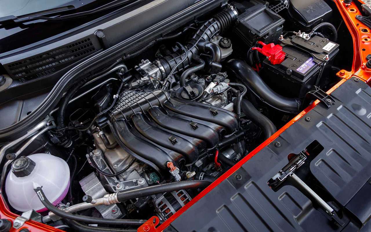 Двигатель может агрегатироваться с вариатором, автоматической и механической коробками передач. Мощность мотора на разных автомобилях в зависимости от прошивки блока управления составляет 110-117 л.с.