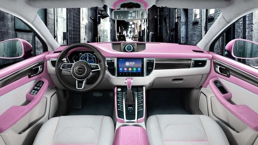 А теперь розовый: пиратский Porsche Macan принарядился для женщин — фото 730092