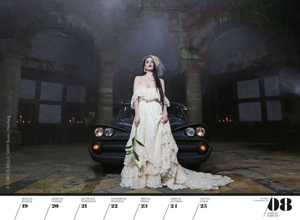 Юбилейный пин-ап календарь: девушки и легендарные машины — фото 798215