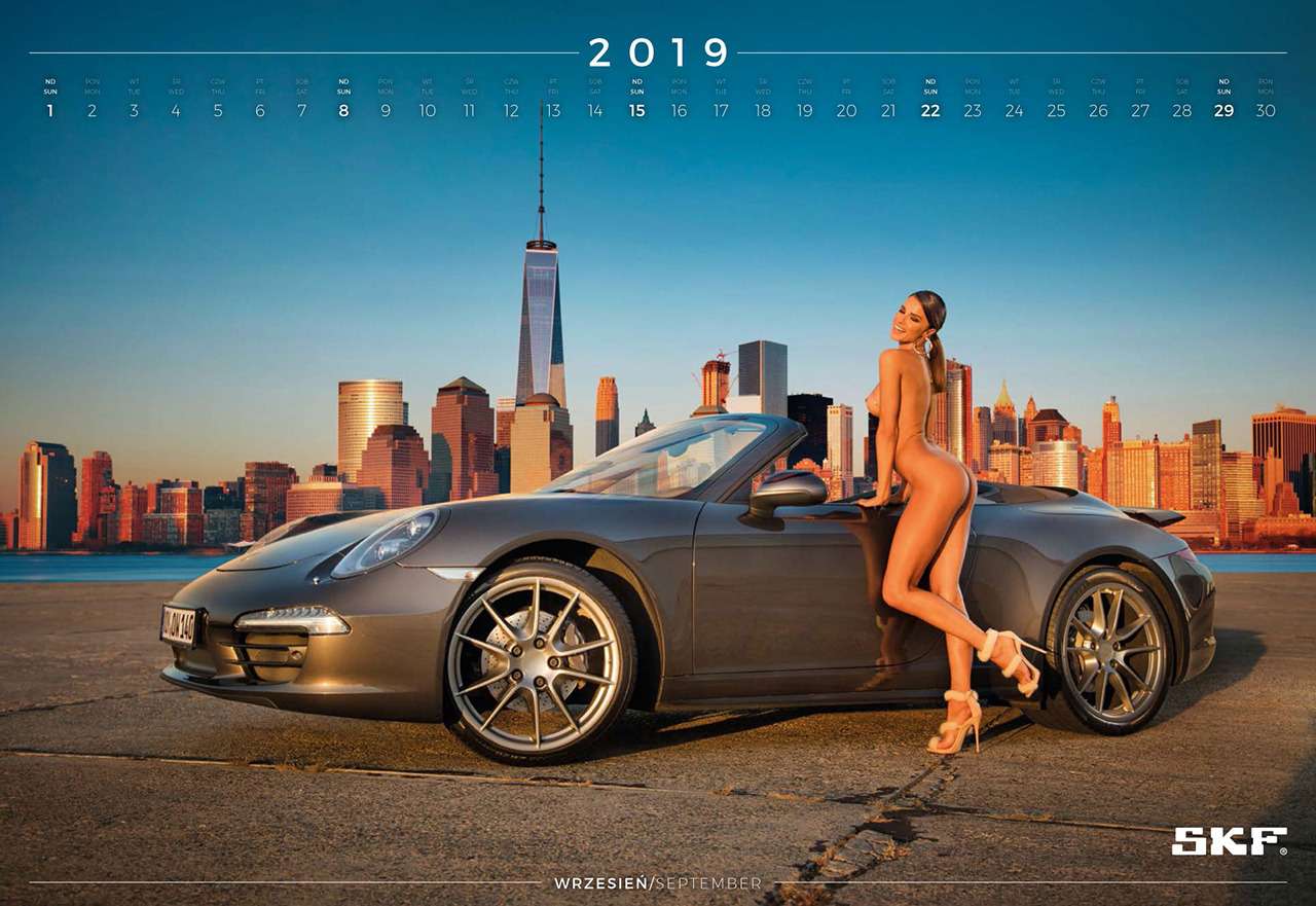 Секс и спорткары — классика на чешский лад в календаре на 2019 год — фото 941187