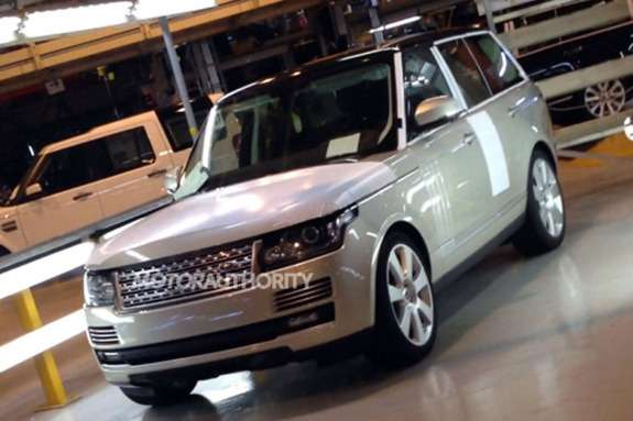 New Land Rover Range Rover side-front view