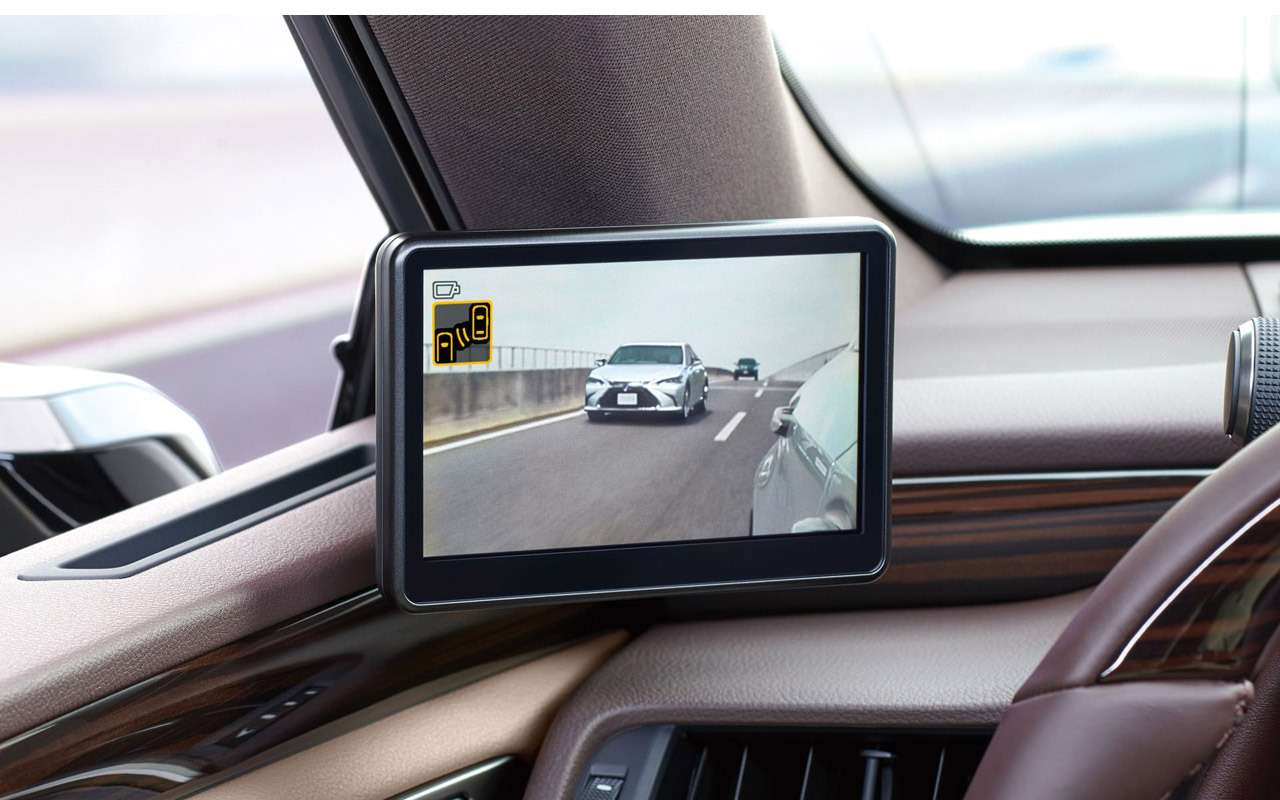 Монитор боковой камеры заднего вида Lexus ES