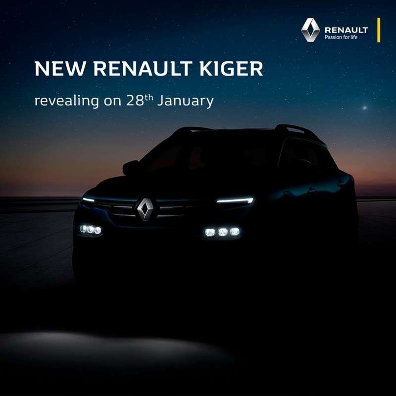 Renault Kiger: премьера неизвестной модели — завтра