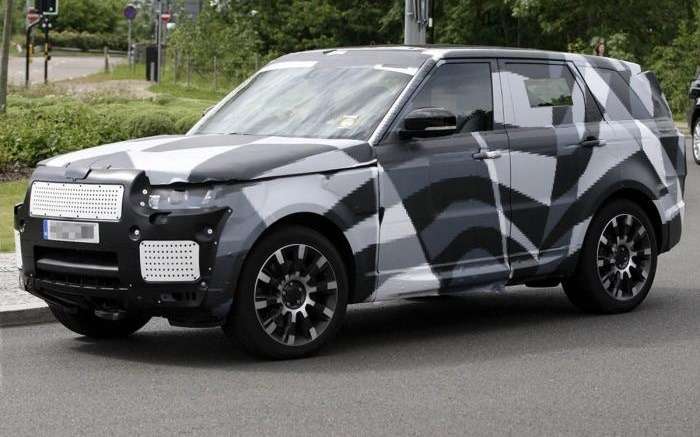 Next Land Rover Range Rover Sport test prototype side-front view_no_copyright