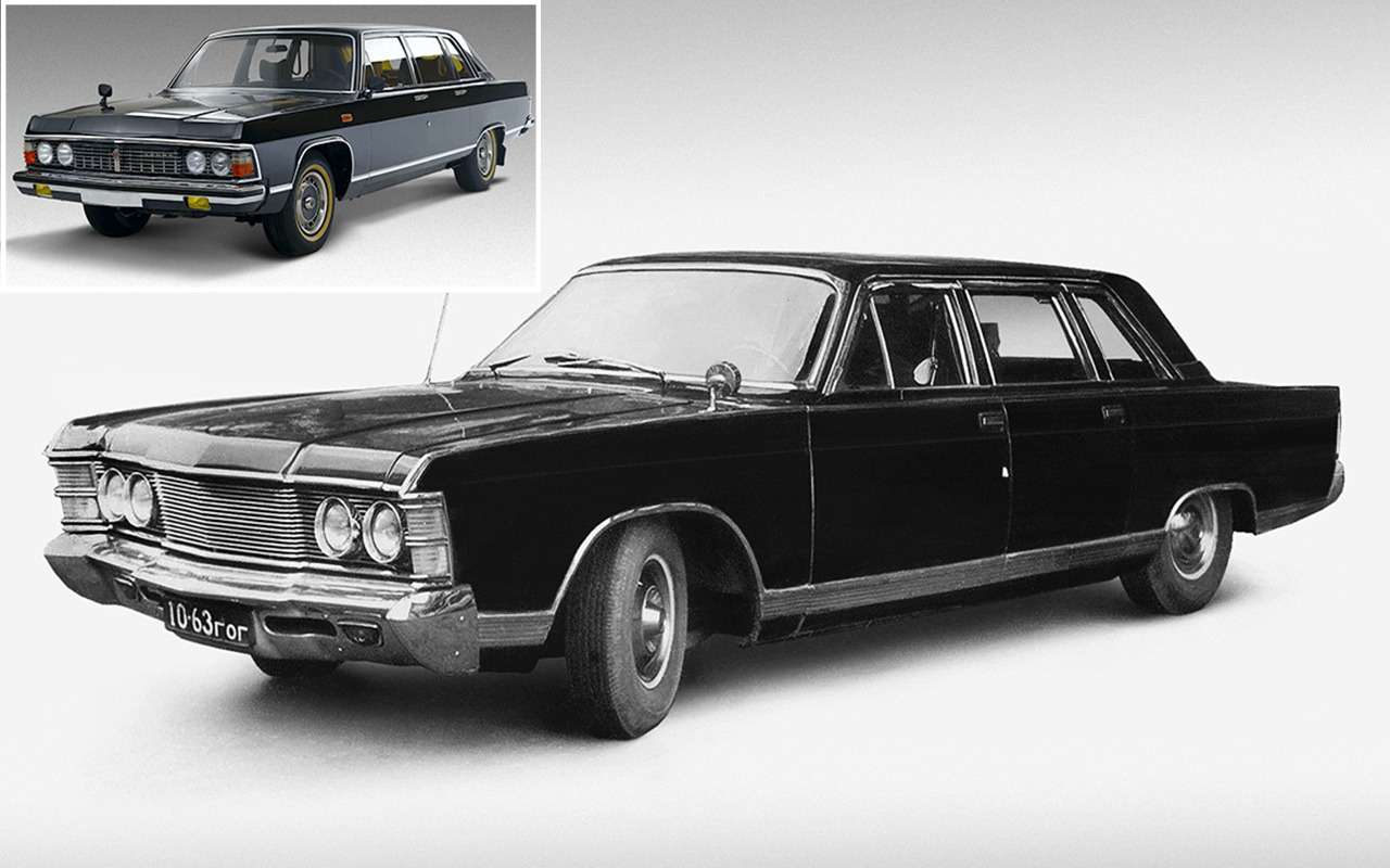 Ранний прототип Чайки ГАЗ-14 сильно смахивал на американский Lincoln. К серии дизайн немного «успокоили» и сделали куда более самобытным и гармоничным.