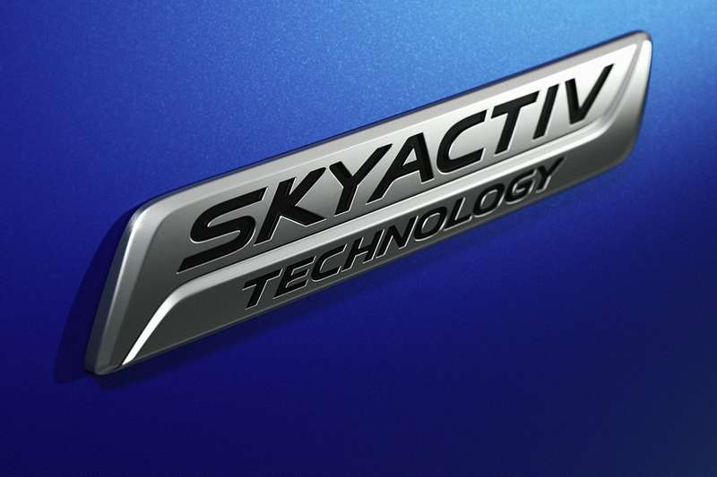 Mazda Skyactiv badge no copyright