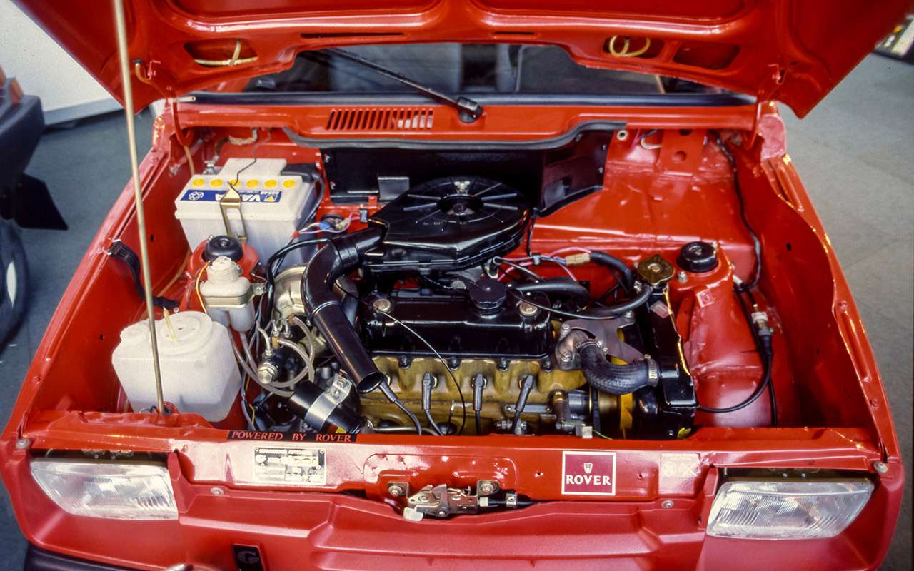 Четырехцилиндровый двигатель Rover в 1,3 л делал Оку очень динамичной и, конечно, очень дорогой.