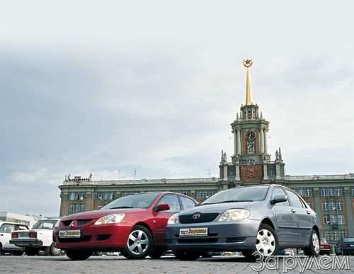 Парк ЗР: Toyota Corolla, Mitsubishi Lancer. «Японцы» на краю Европы — фото 51354