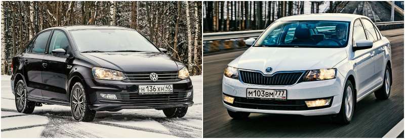 Volkswagen Polo Sedan и Skoda Rapid близки и комплектациями, и ценами. Основная разница — в типах кузовов. Тут уж кому что нравится.
