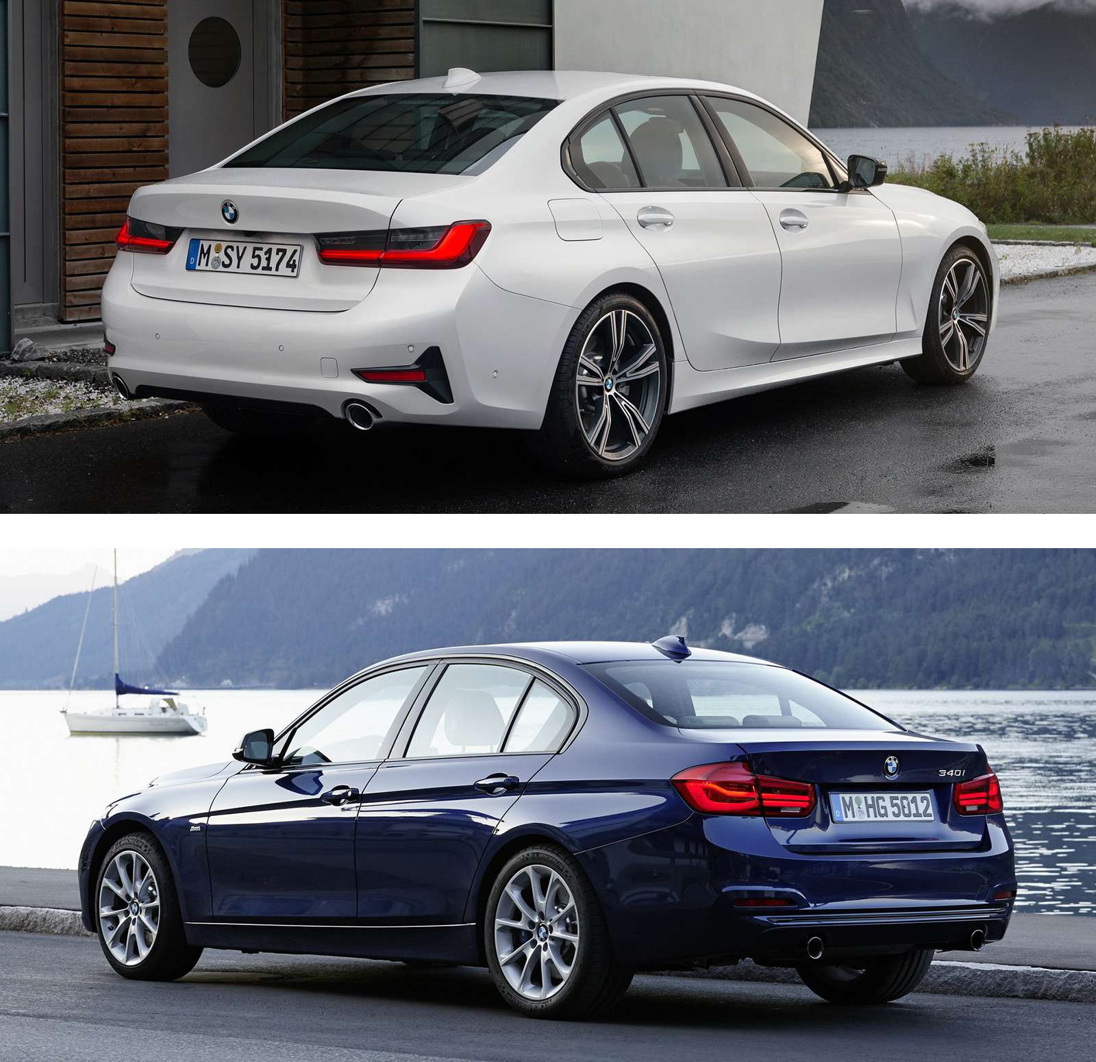 Новая BMW 3-й серии против старой: какая красивее? — фото 912574
