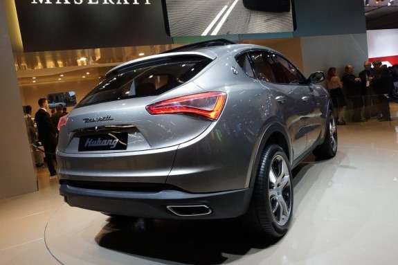Maserati Kubang Concept side-rear view