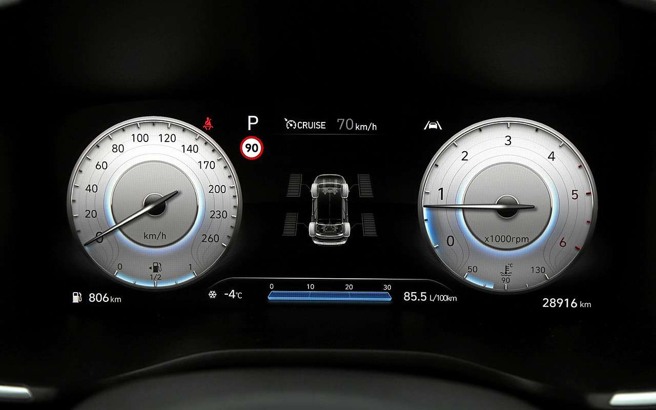 Hyundai Santa Fe 2021: он паркуется с кнопки! И детей баюкает! — фото 1227608