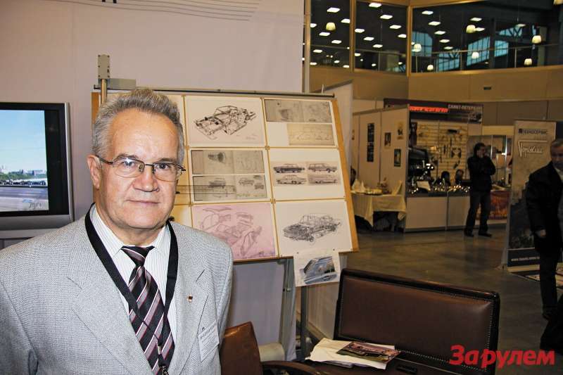 Владимир Носаков, руководитель легкового подразделения  ГАЗа и к тому же отличный художник, помнит все о создании  24-й модели! 