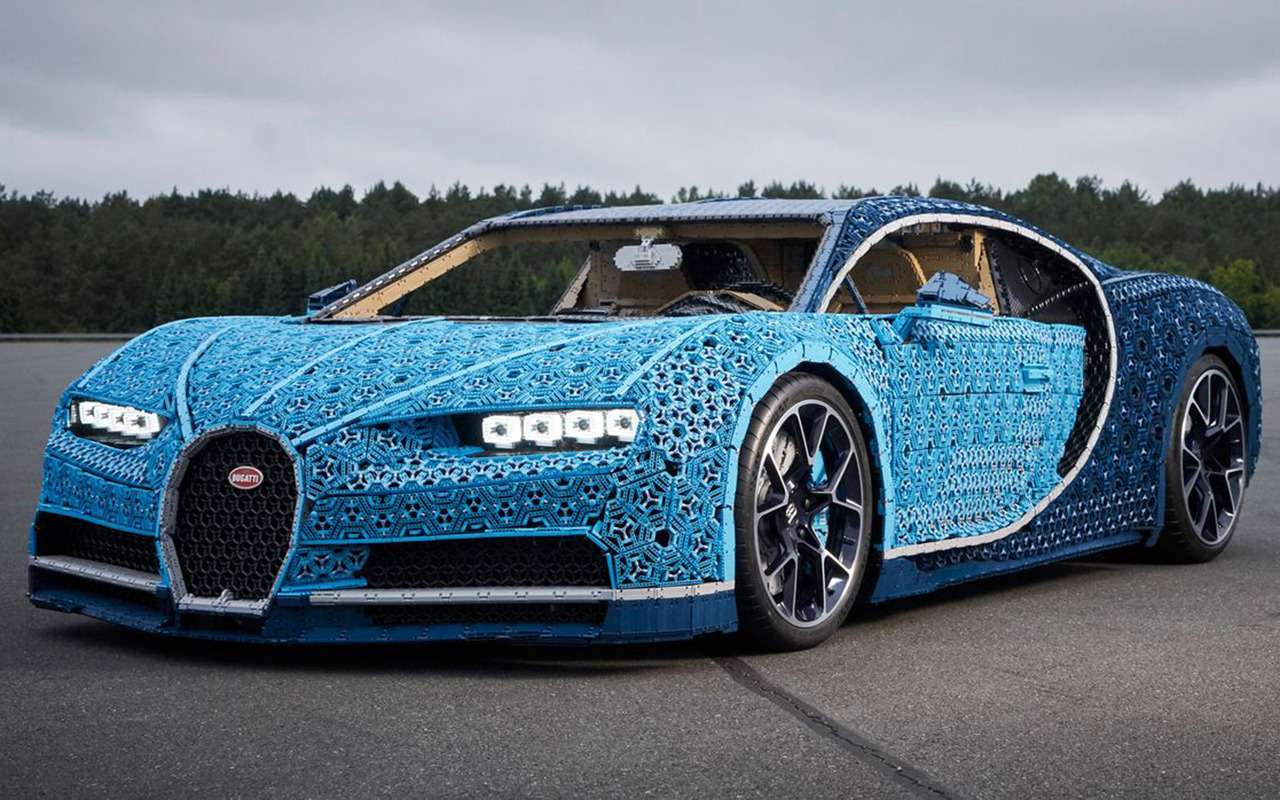 Bugatti Chiron из Lego — успейте посмотреть в Парке Горького — фото 987699