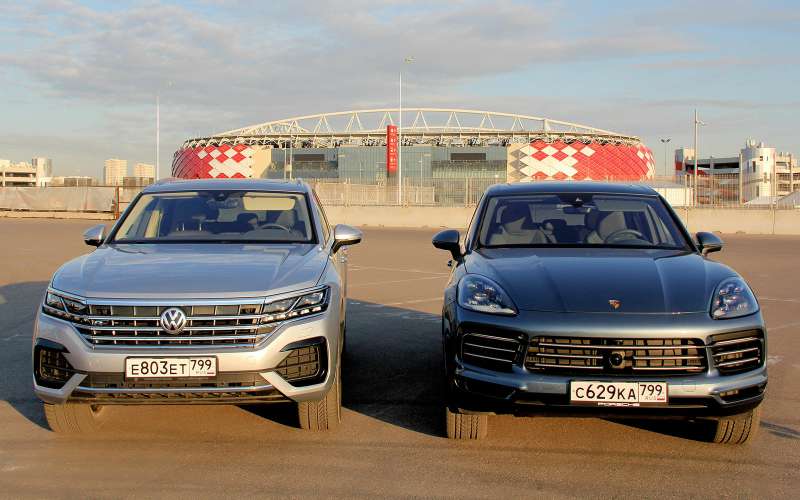 VW Touareg против Porsche Cayenne: все нормально или супергут
