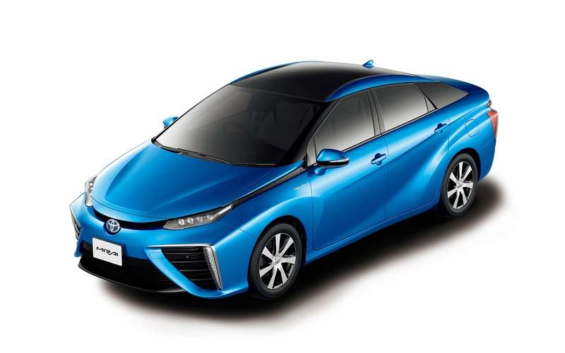 Toyota Mirai первого поколения, 2014 год. Второе поколение должно стартовать в Японии, Европе и США к концу 2020 года