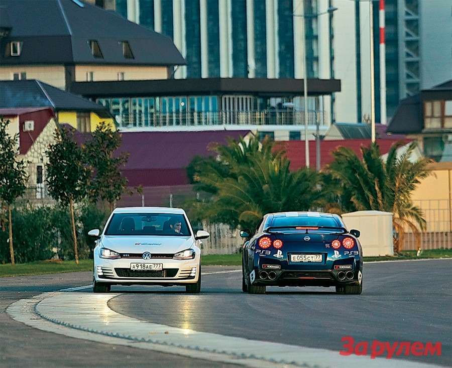 Первые в Сочи: Nissan GT-R и Volkswagen Golf GTI — фото 259691