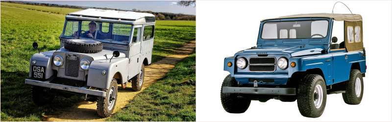 Конечно же, Land Rover оказал влияние на создателей Nissan Patrol первого поколения.