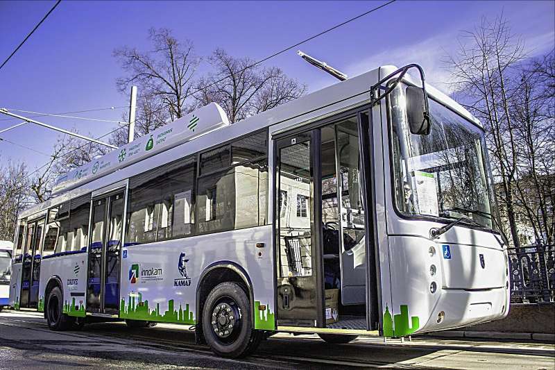 Электробус КАМАЗ тестируют в Санкт-Петербурге