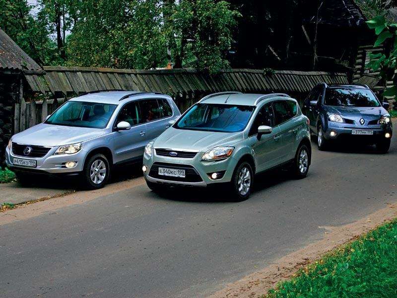 Тест VW Tiguan, Ford Kuga, Renault Koleos: Экспресс на Мышкин — фото 90341