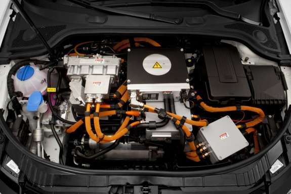 Audi A3 e-tron prototype electric powerplant