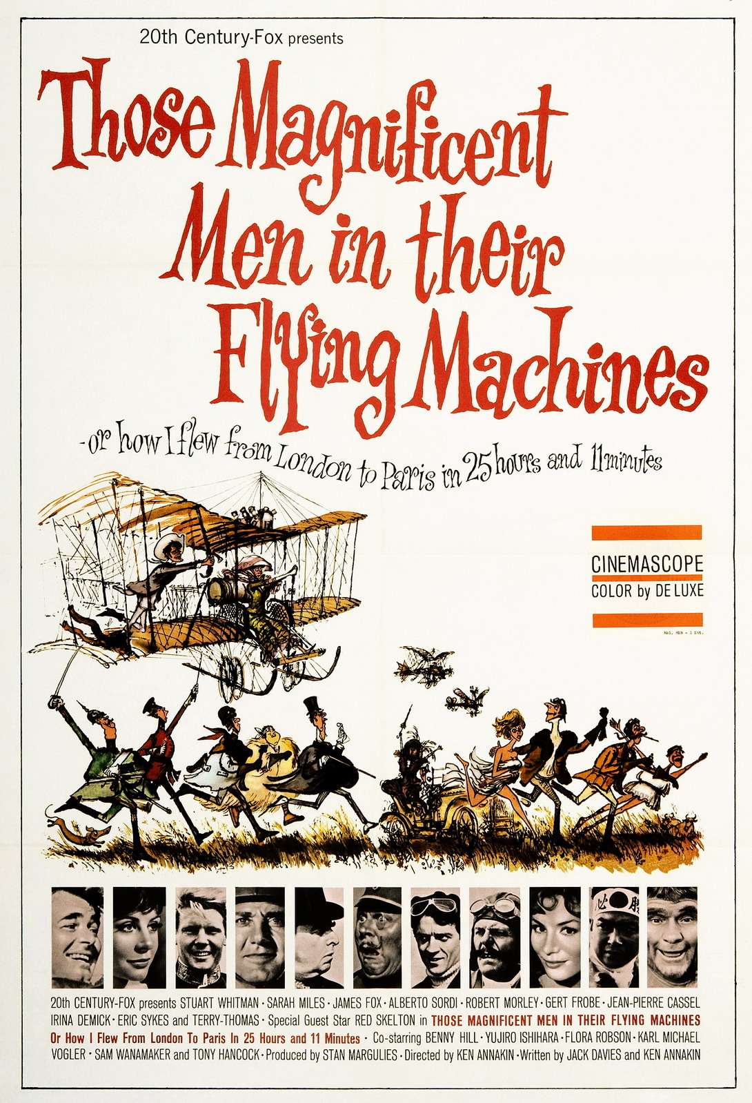 Автомобиль №60551 — один из символов Великобритании. В 1965 году его даже сняли в одном из эпизодов ретро-комедии Those Magnificent men in Their Flying Mashines, в нашем прокате известной как «Воздушные приключения». На снимке — постер кинокомпании 20th Century-Fox