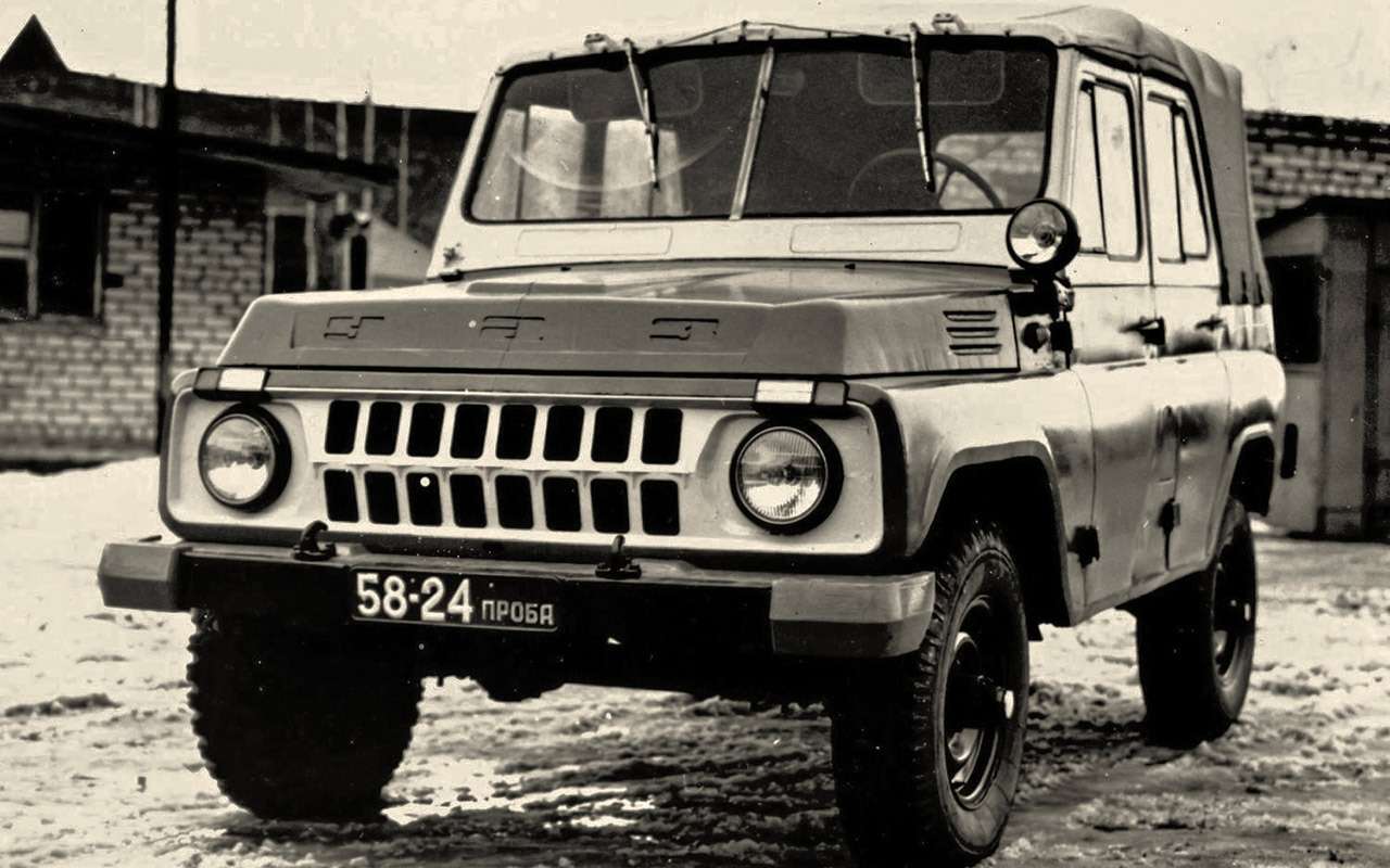 Один из вариантов оформления будущего УАЗ‑469.