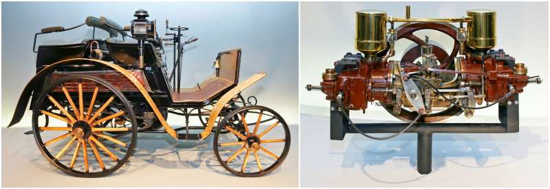 Benz 1899 года с оппозитным мотором объемом 1,7 литра и мощностью 5 л.с.