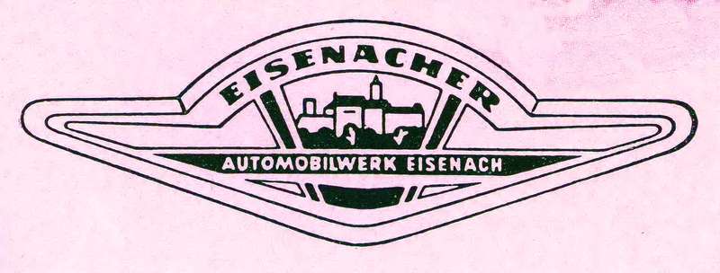 В ГДР замок появится на эмблеме одноименных автомобилей уже в таком виде