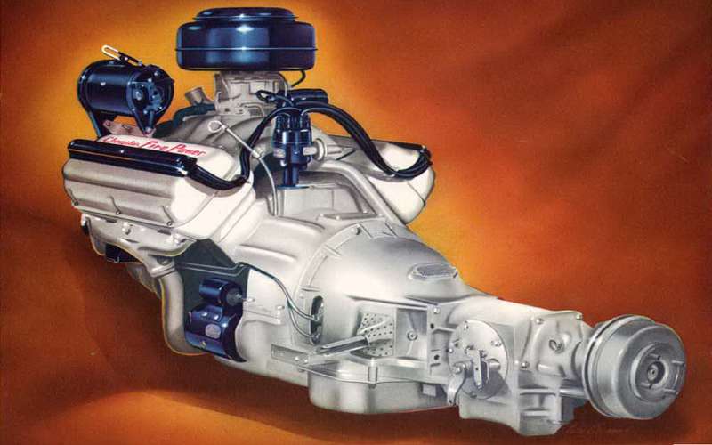 По концепции, геометрии и компоновке двигатель ГАЗ‑13 был близок к мотору Chrysler середины 1950‑х рабочим объемом 5,8 л (100×92 мм). Однако крайслеровский мотор имел чугунный блок цилиндров.