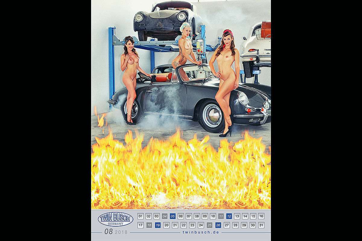 Автосервис с огоньком: еще один эротический календарь-2018 — фото 809694