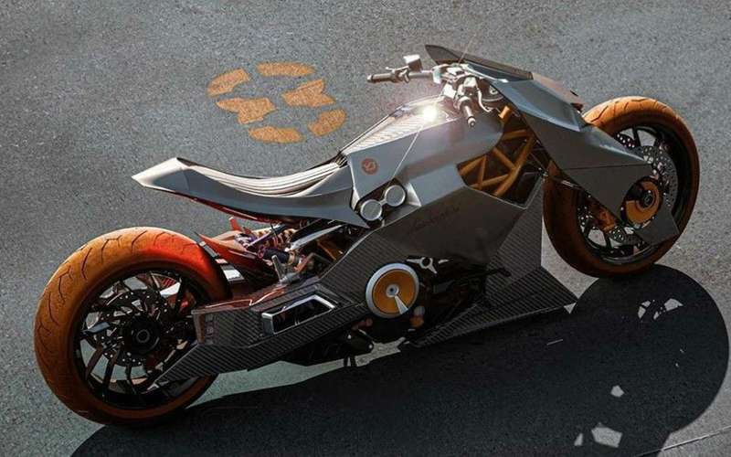 Мотоцикл Lamborghini: вот так он может выглядеть