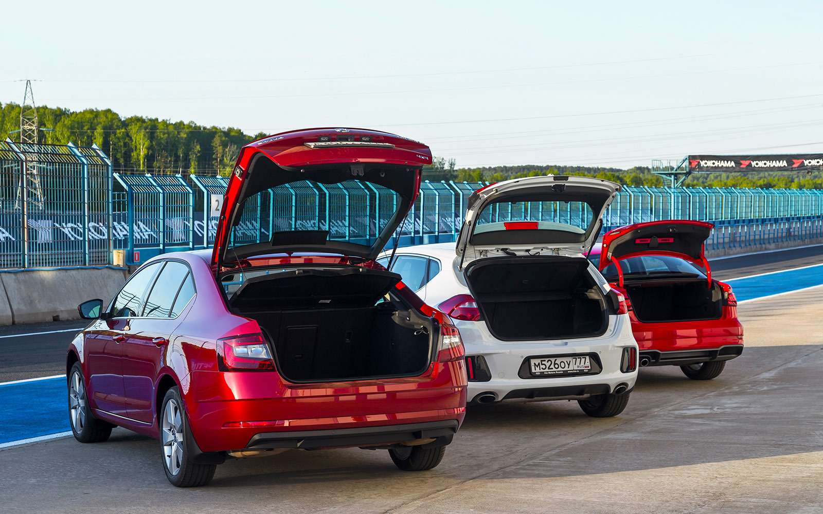 Skoda Octavia против конкурентов из Audi и Kia: кольцо для троих — фото 768686