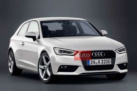 New Audi A3 side-front view