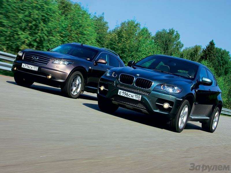 Тест Infiniti FX45, BMW X6: По закону альбиносов, или Приятные исключения — фото 89569