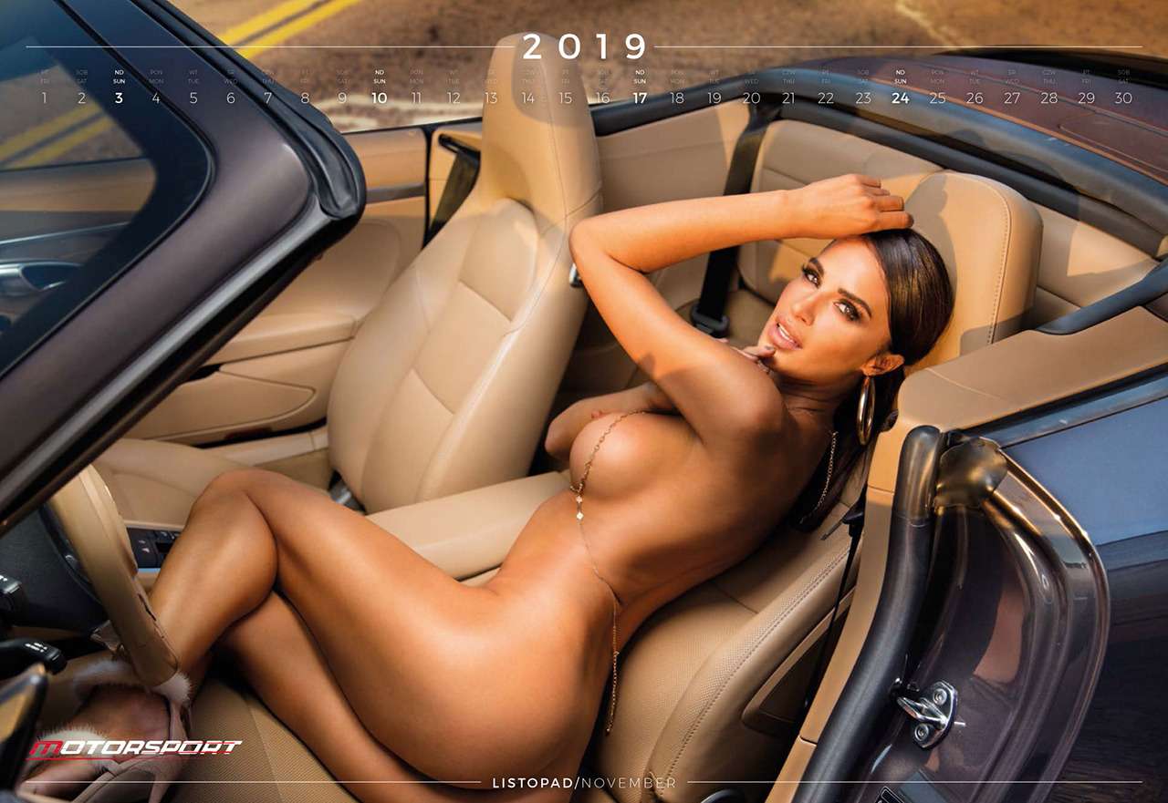 Секс и спорткары — классика на чешский лад в календаре на 2019 год — фото 941185